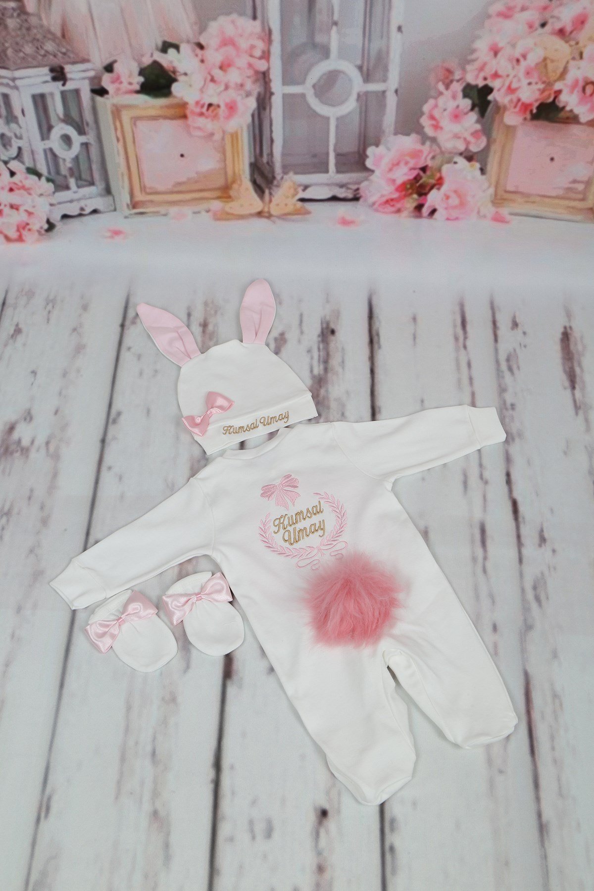 Lh0329 İsme Özel Hastane Çıkışı 3lü Set