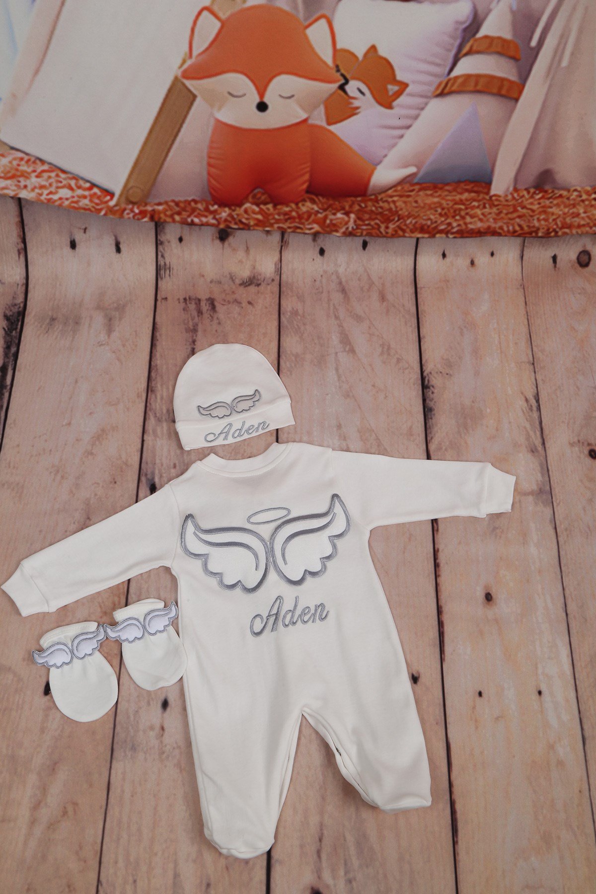 Lh0335 İsme Özel Hastane Çıkışı 3lü Set