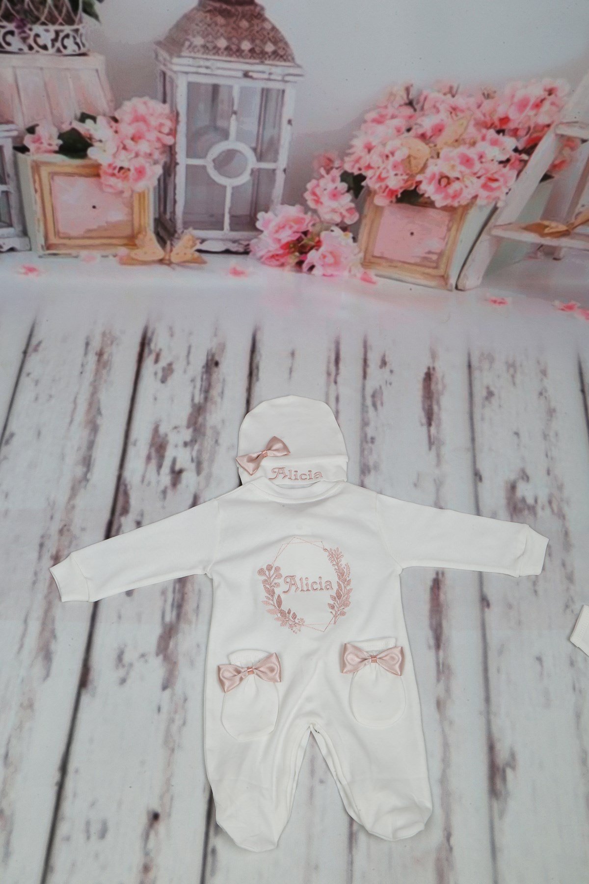 Lh0336 İsme Özel Hastane Çıkışı 3lü Set