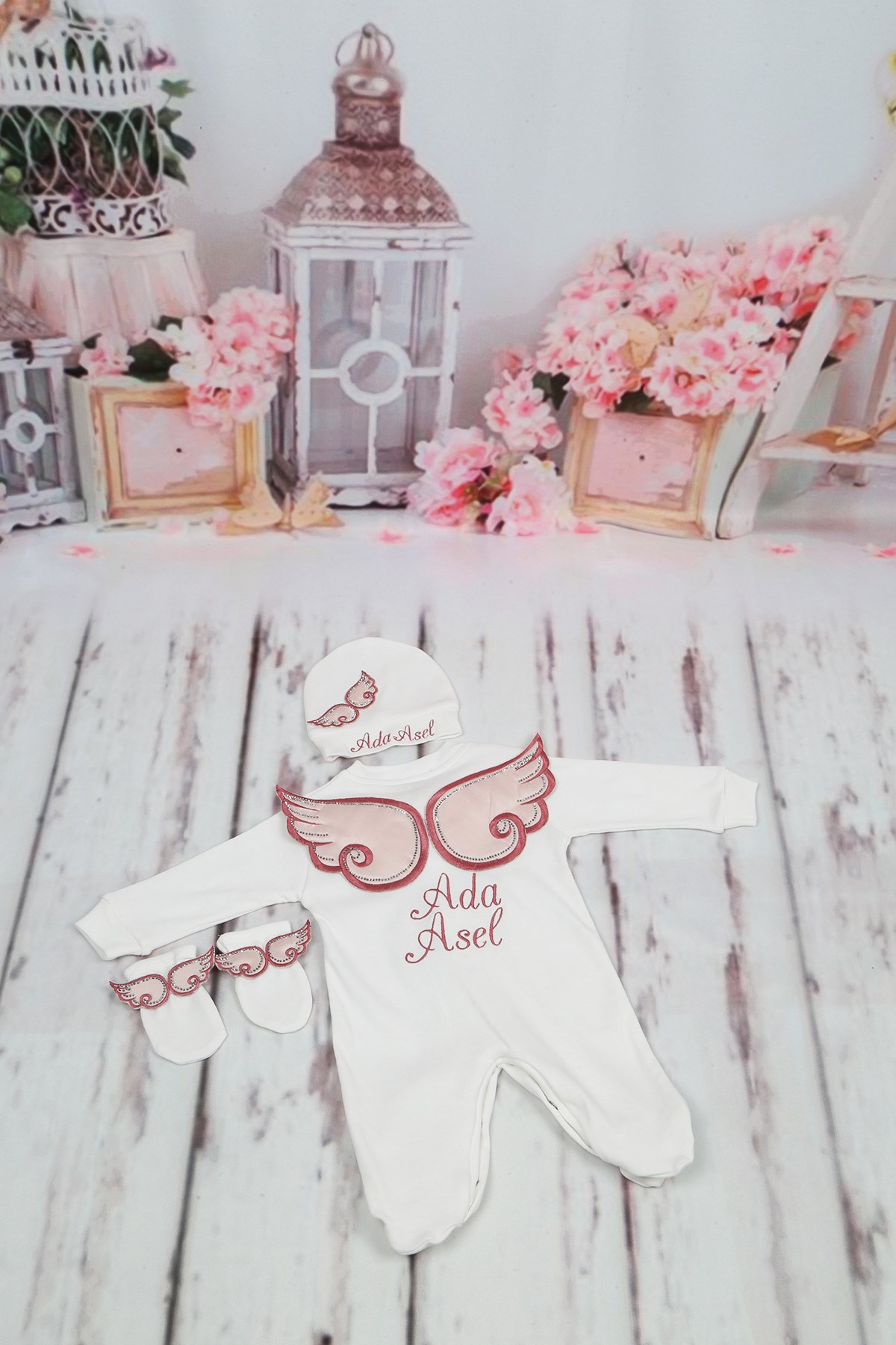 Lh0346 İsme Özel Hastane Çıkışı 3lü Set