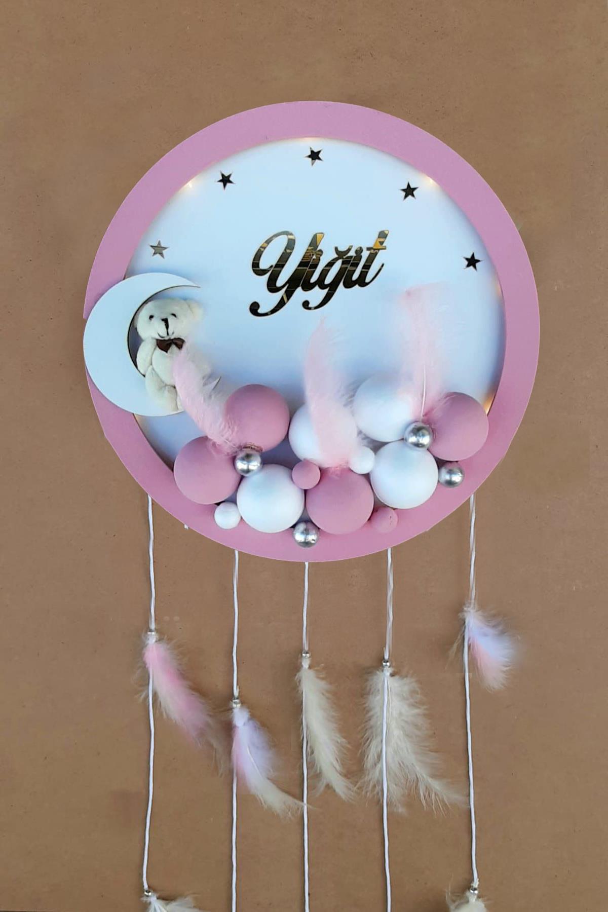 lh09016 İsme Özel Işıklı Hastane Kapı Süsü