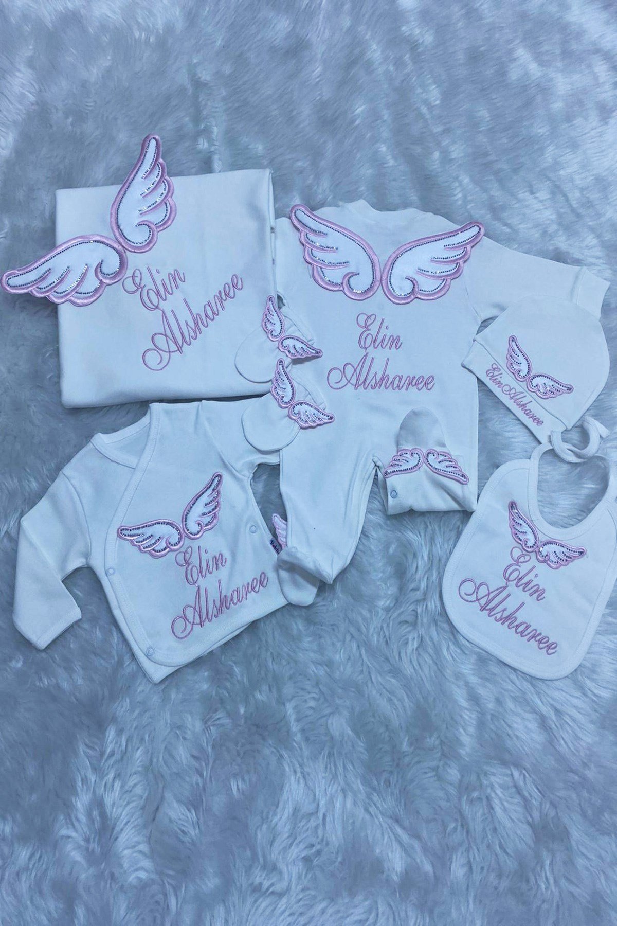 Personalized Shiny Stone Glued Hospital Exit 10 Pieces Set LH1078