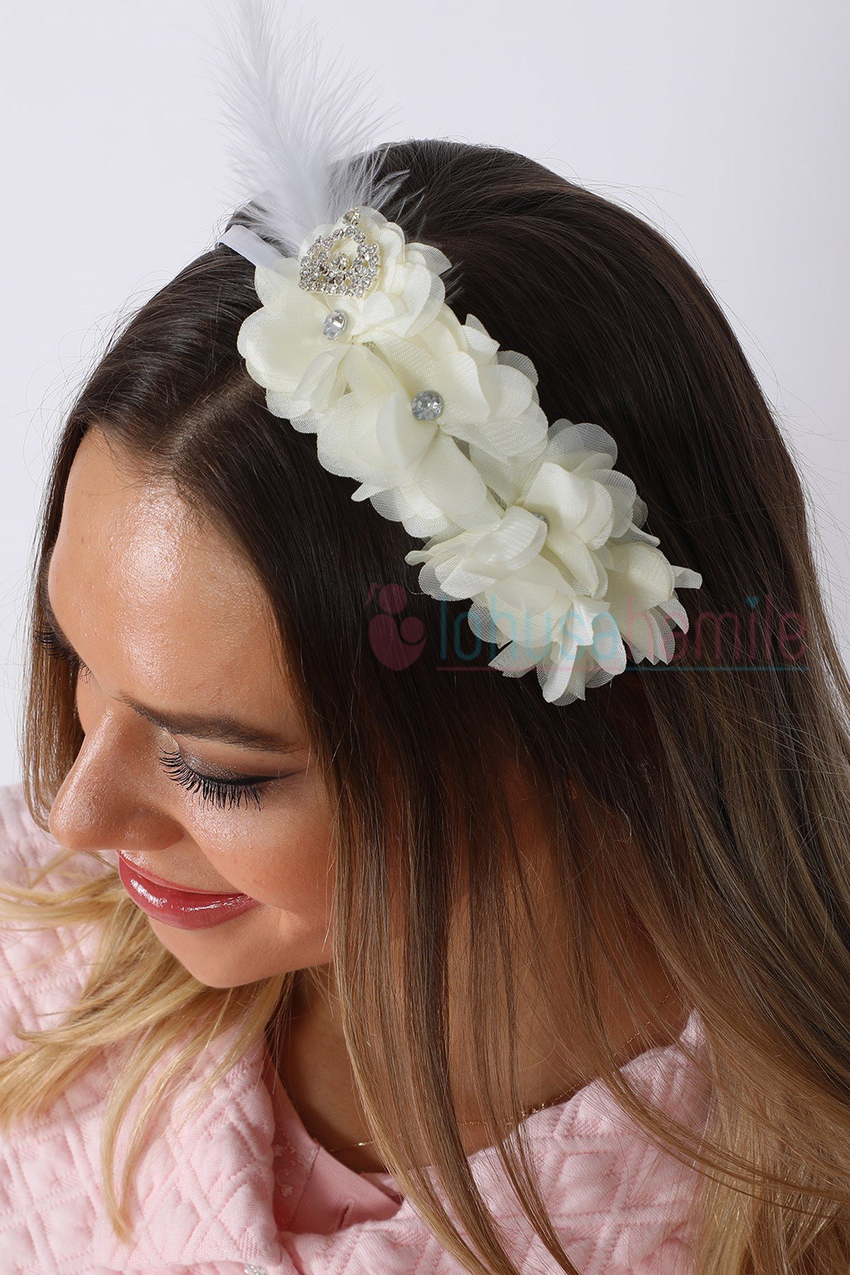 Lh1280 Ekru Lotus Lohusa Tacı