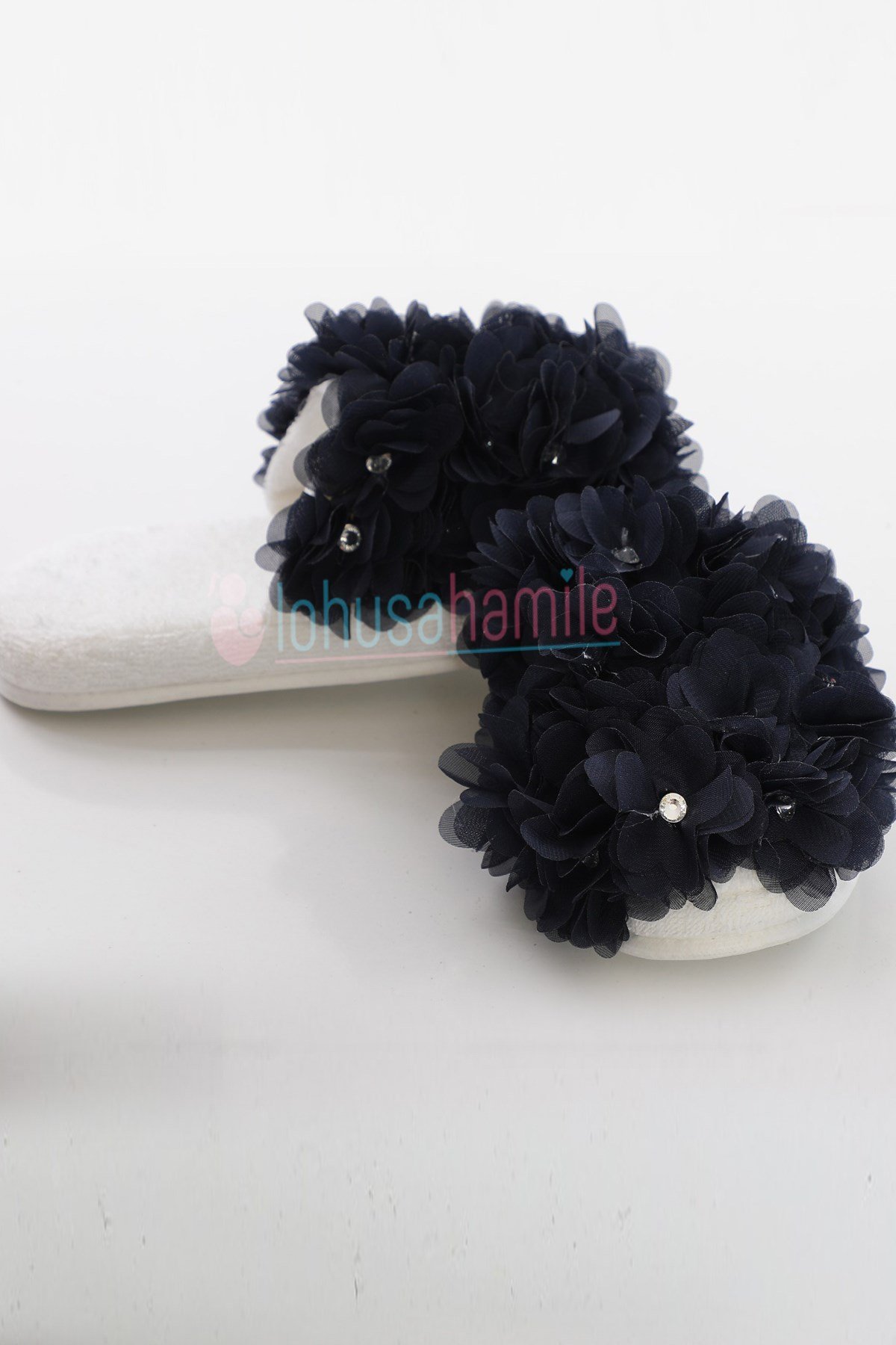 Lh23134 Lacivert Beylem Lohusa Terliği