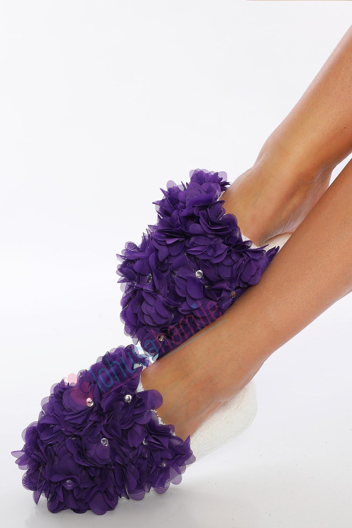 LH23156 Mor Beylem Lohusa Terliği