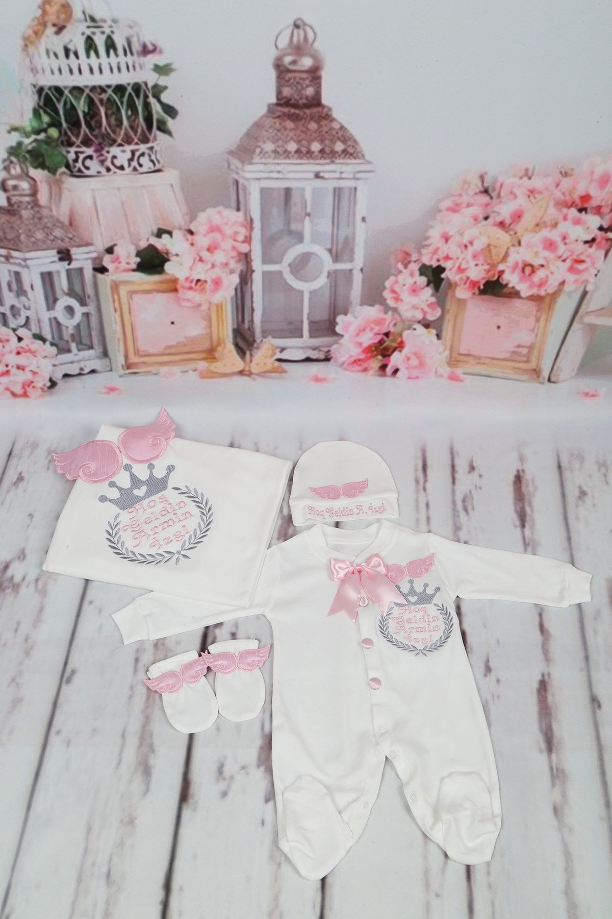 Lh4102 İsme Özel Hastane Çıkışı 4'lü set