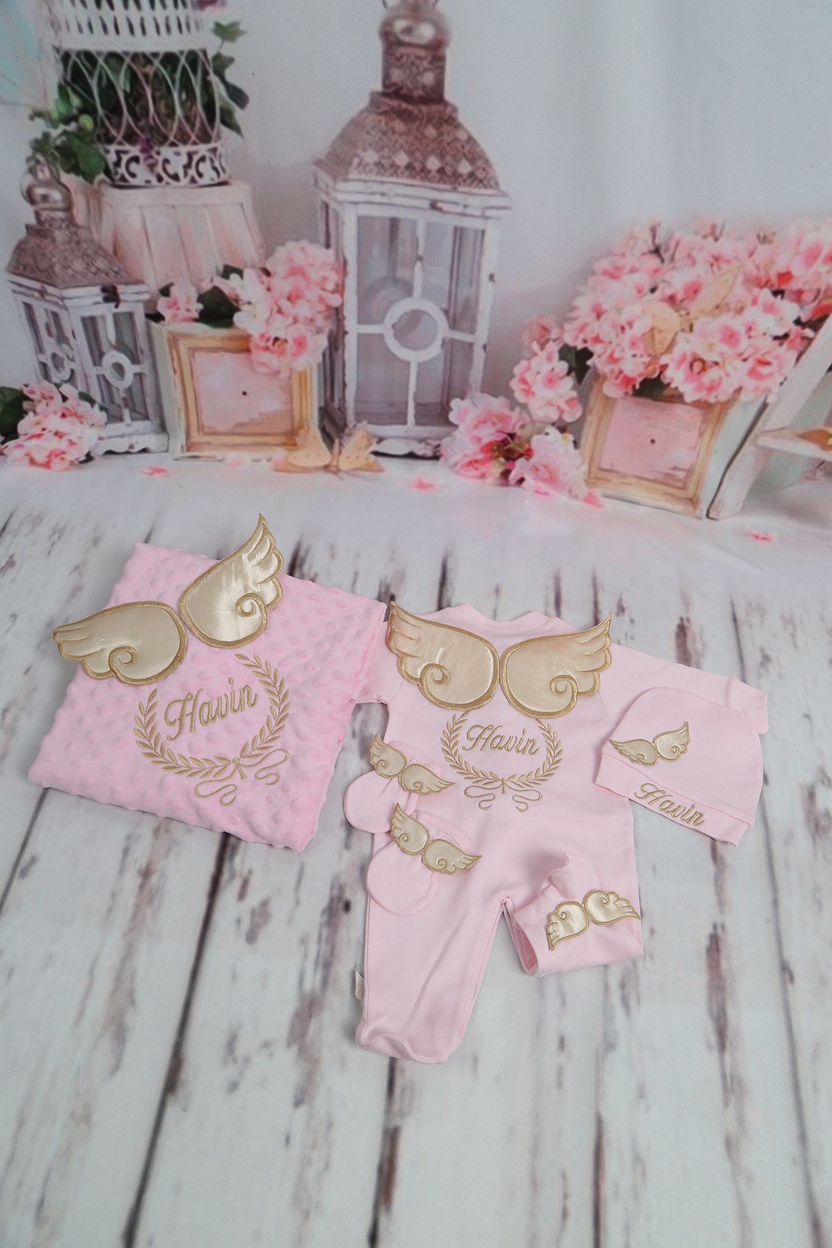 Lh4107 İsme Özel Hastane Çıkışı 4'lü set