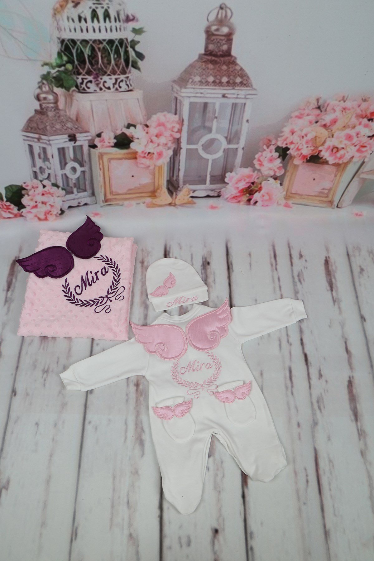 Lh4109 İsme Özel Hastane Çıkışı 4'lü set