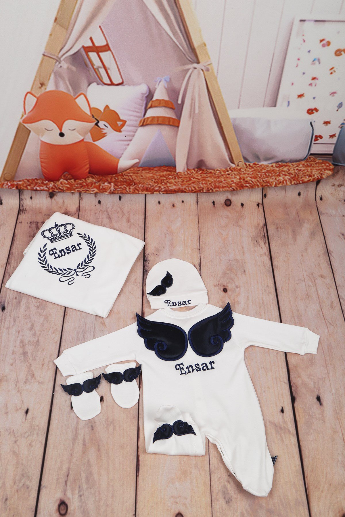 Lh4117 İsme Özel Hastane Çıkışı 4'lü set