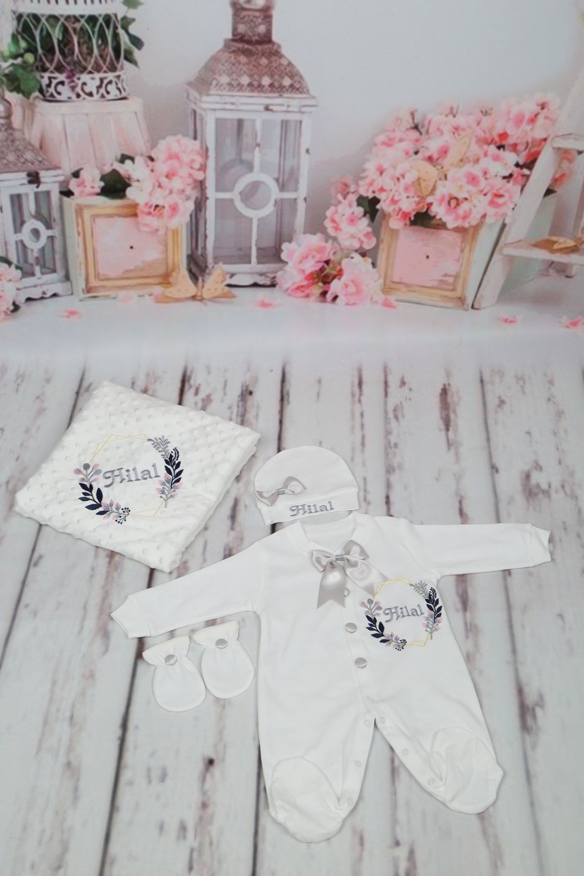 Lh4127 İsme Özel Hastane Çıkışı 4'lü set