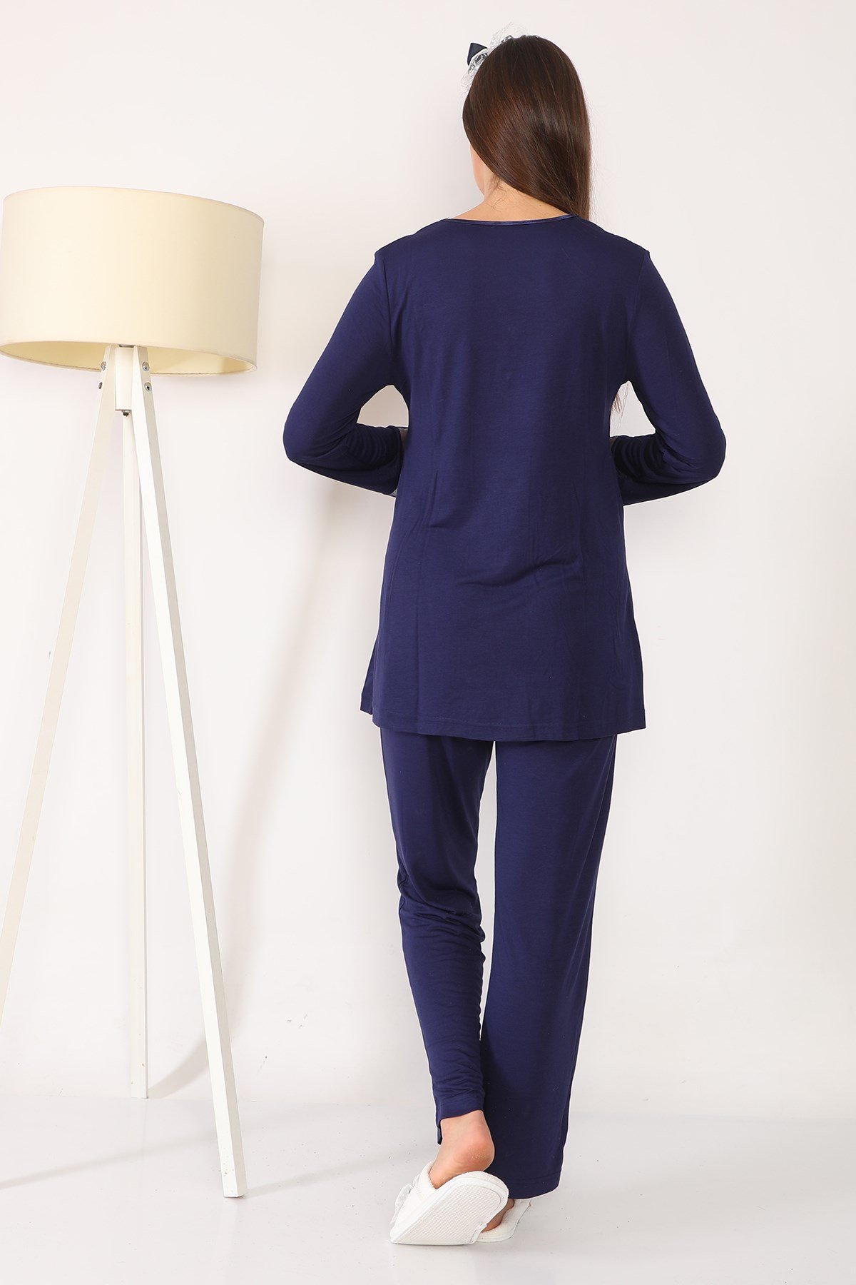 Lohusa Hamile 2603 Lacivert Lohusa Pijama