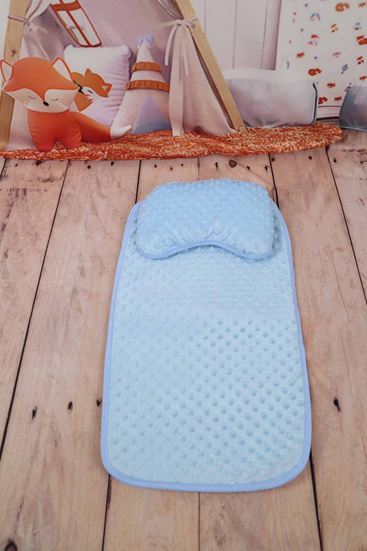 Bebek Alt Açma ve Yastık Seti BA1010