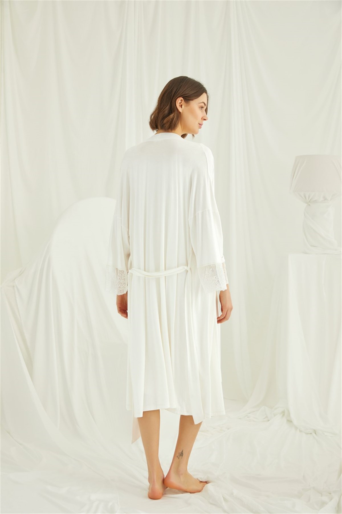 Monamise 18202 Maternity Nightgown with Robe Set