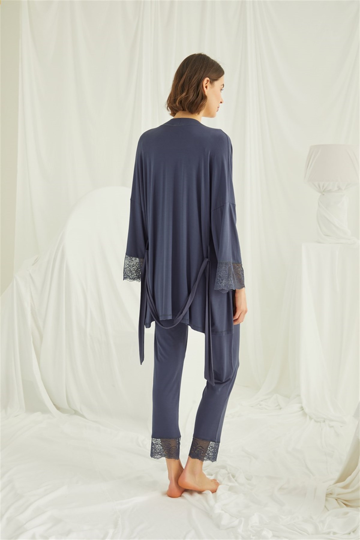 Monamise 18211 Sabahlıklı Lohusa Pijama Takımı