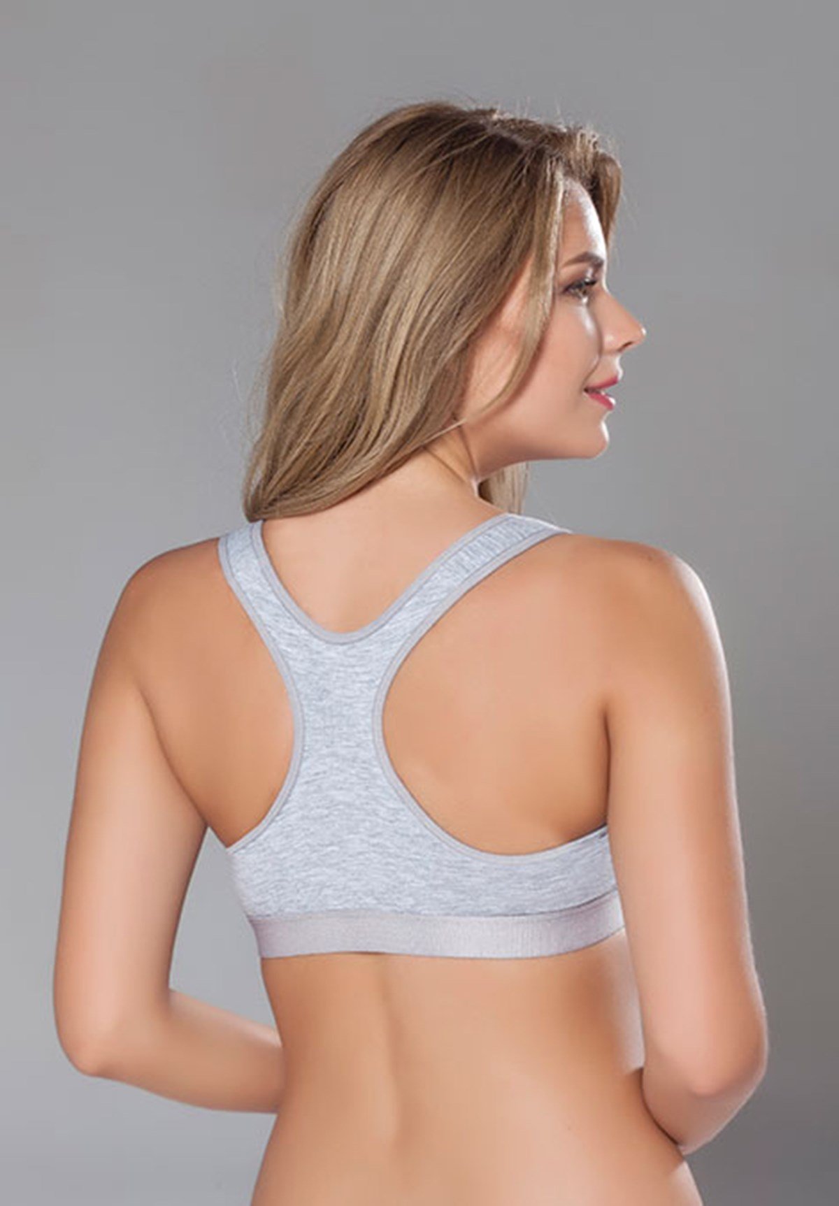 Moonlight 2149 Önden Fermuarlı Koton Emzirme Sütyeni