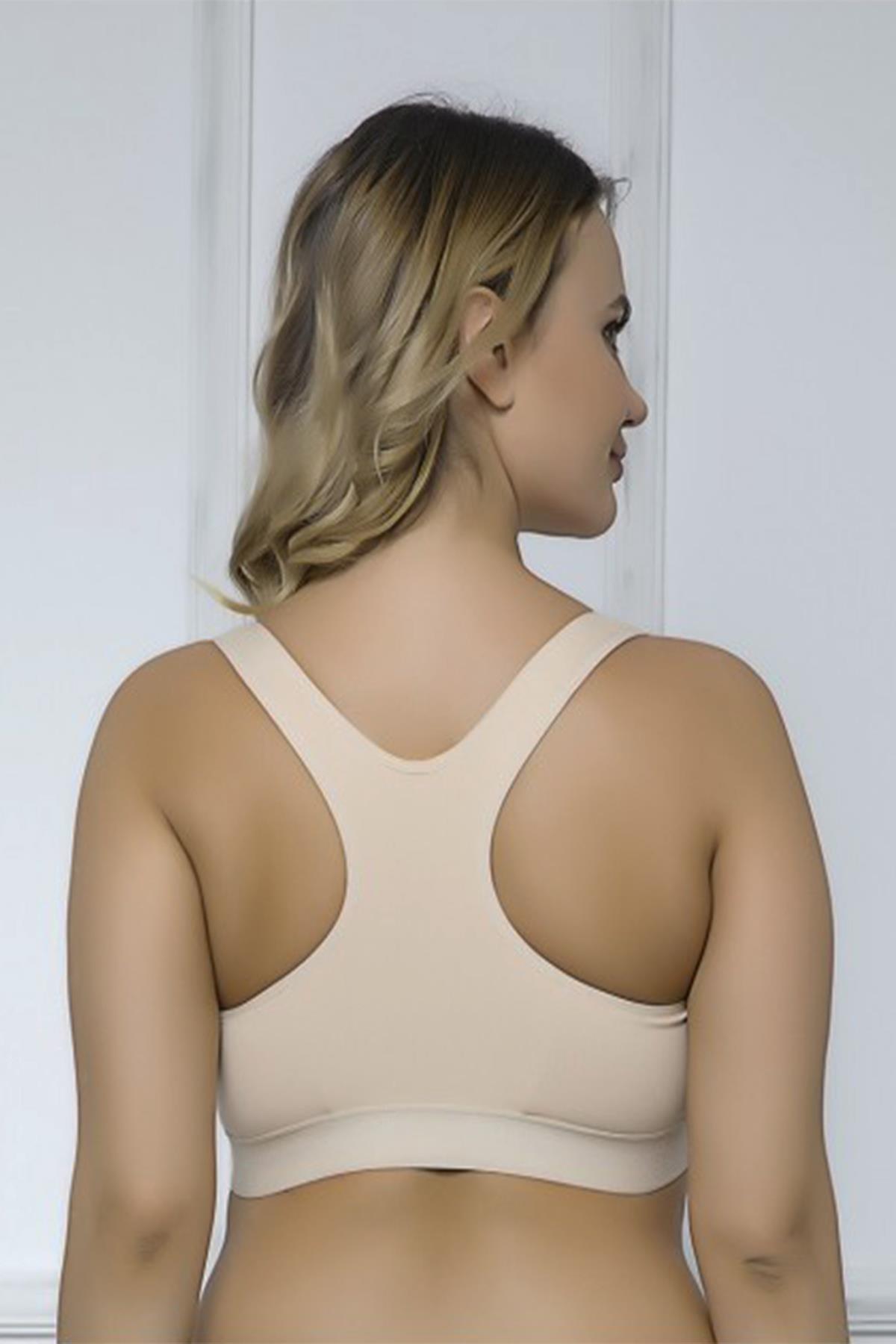 Moonlight 2149 Ten Önden Fermuarlı Koton Emzirme Sütyeni