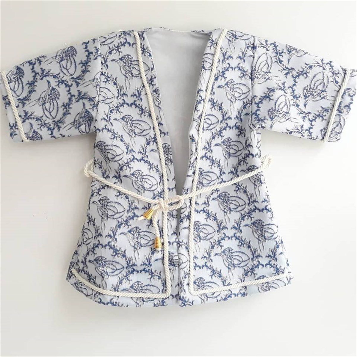 Sultan Lacivert Gümüş İşlemeli Bebek Mevlüt Takımı