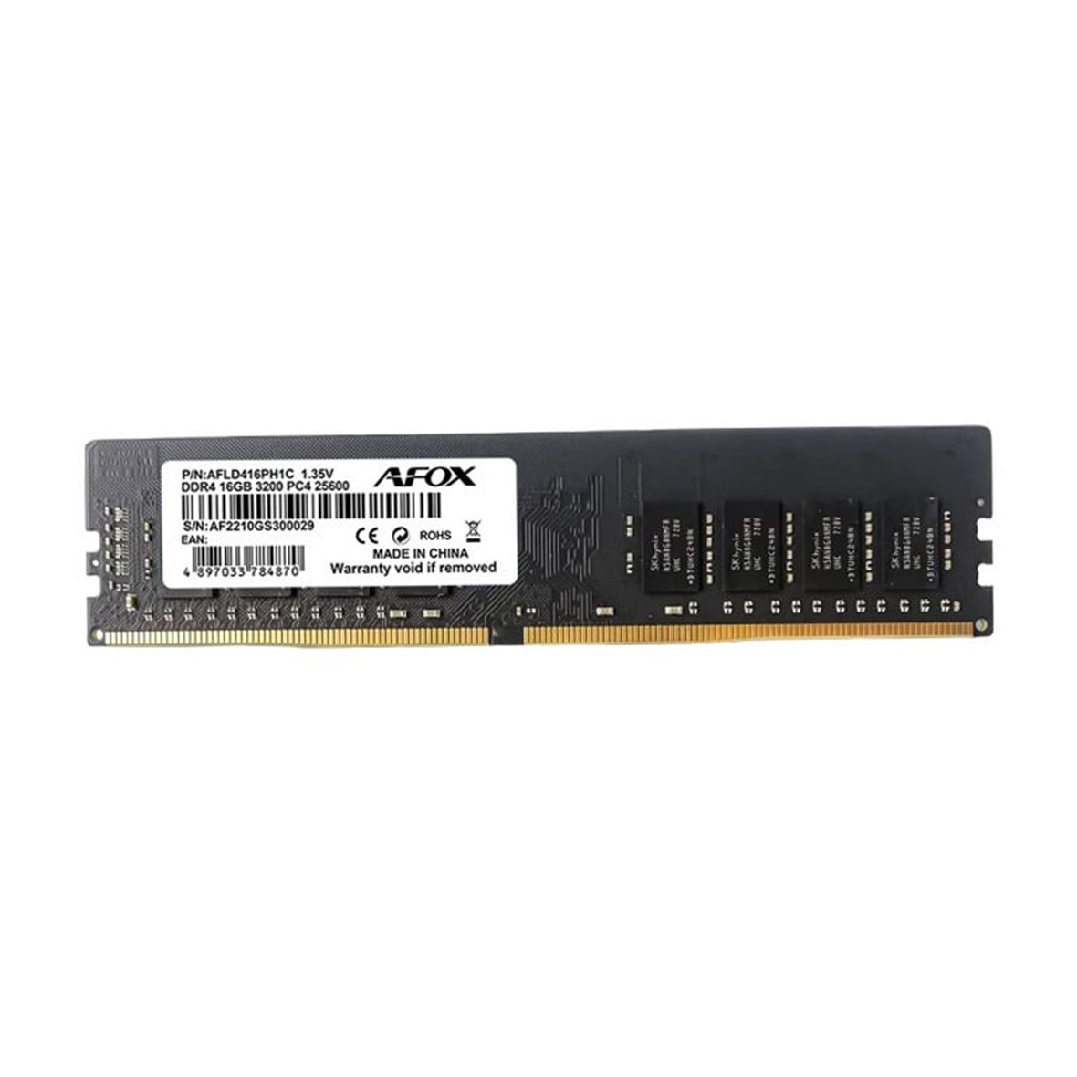 AFOX DDR4 16GB 3200MHZ LONGDIMM AFLD416PH1C