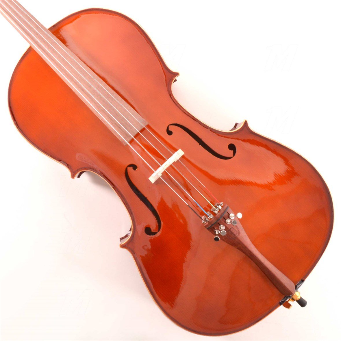 Çello (Viyolonsel) Tam Takım Gül Aksamlı Parlak DCR44CRP1