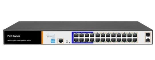 FOREDGE Managed Gigabit 24+2 Port PoE Switch PS3024GS