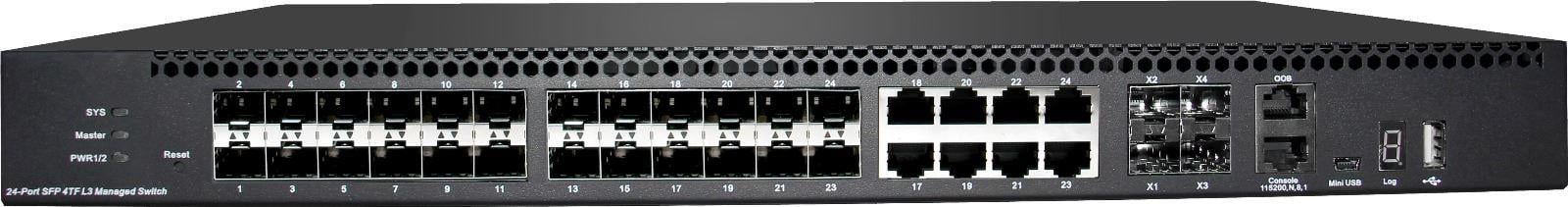 FOREDGE Managed Gigabit 24Gigabit SFP Port Switch NS5032GXT