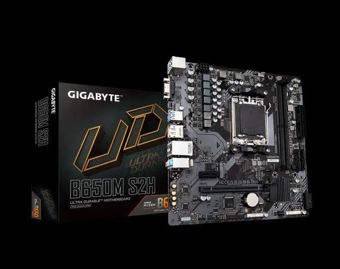 GIGABYTE AMD Socket AM5:Supports AMD Ryzen™ 7000 Series Processors B650M-S2H