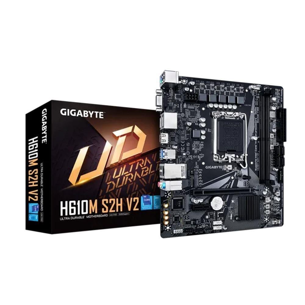 GIGABYTE INTEL H610M DDR5 5600MHZ DVI-D H610M-S2H-V2-DDR5