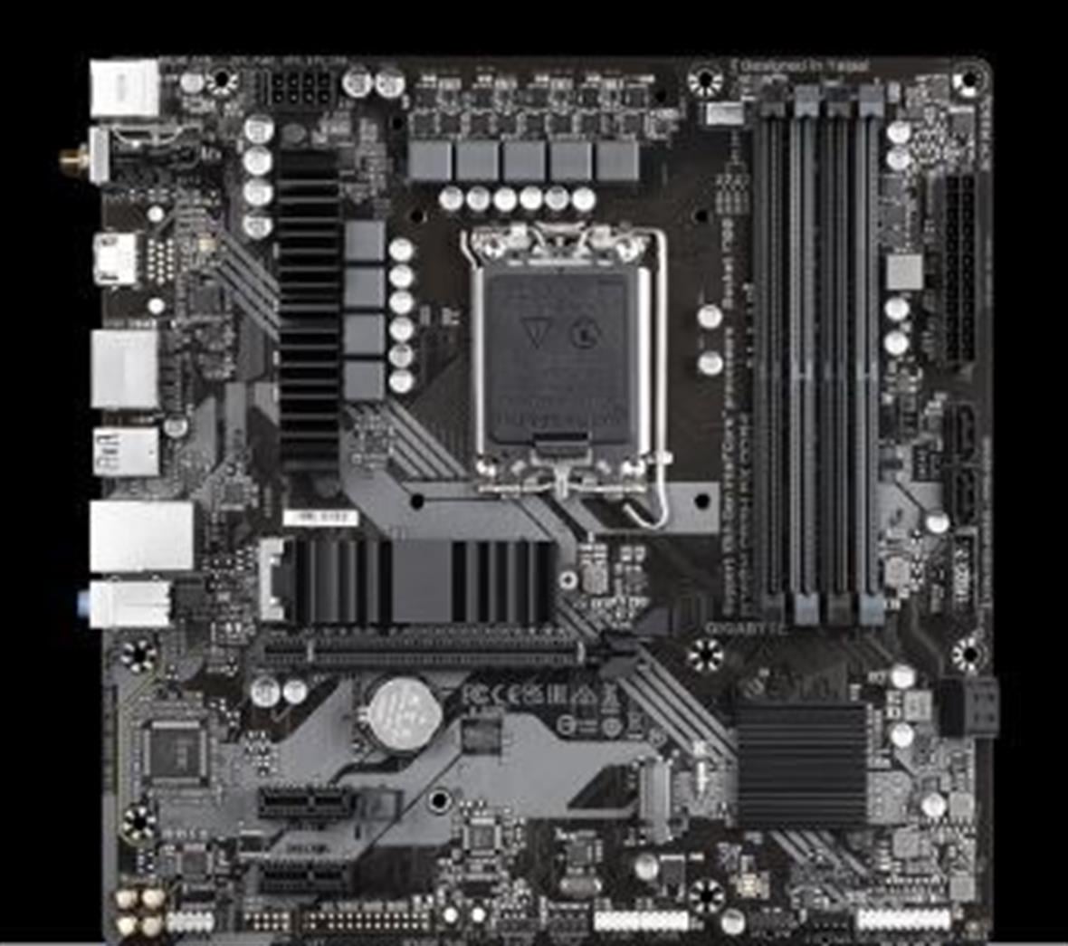 GIGABYTE Intel® Socket LGA 1700:Support 13th and 12th Gen Series Processors B760M-DS3H-AX-DDR4