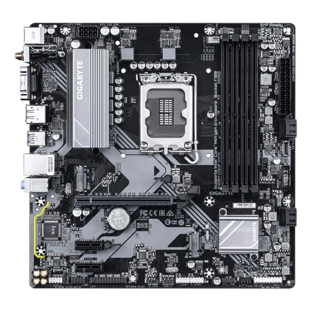 GIGABYTE Intel® Socket LGA 1700:Support 13th and 12th Gen Series Processors B760M-D3HP-WIFI6