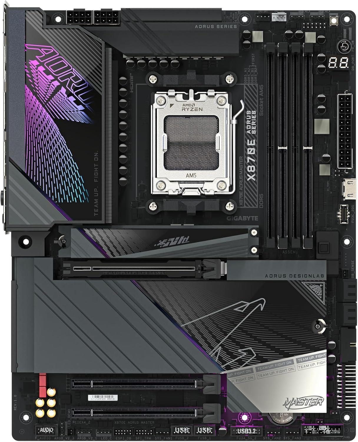 GIGABYTE MAB AMD X870E AM5 DDR5 X870E-AORUS-MASTER