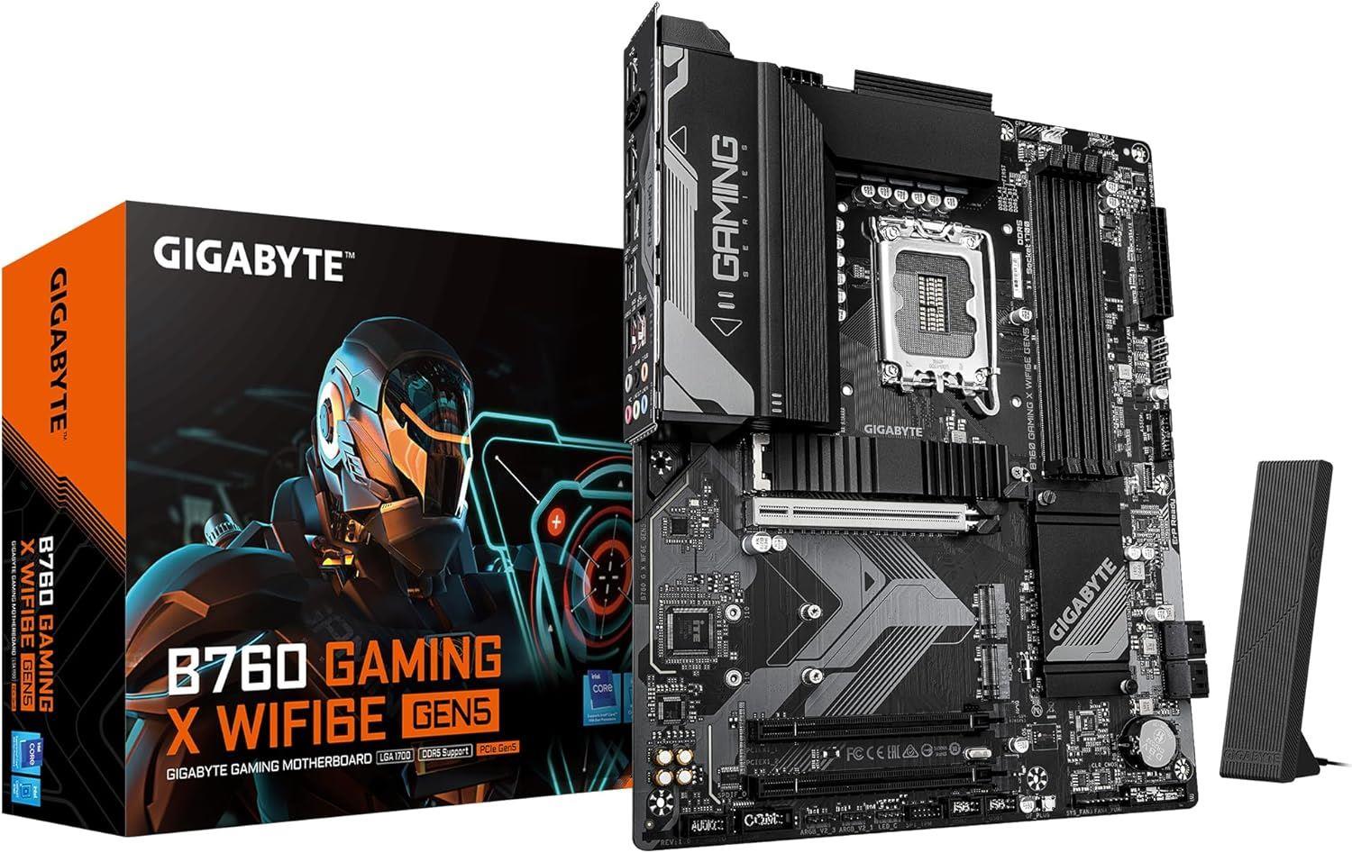 GIGABYTE MAB B760 GAMING X WIFI 1700 DDR5 GEN5 B760GXWF6EGEN5