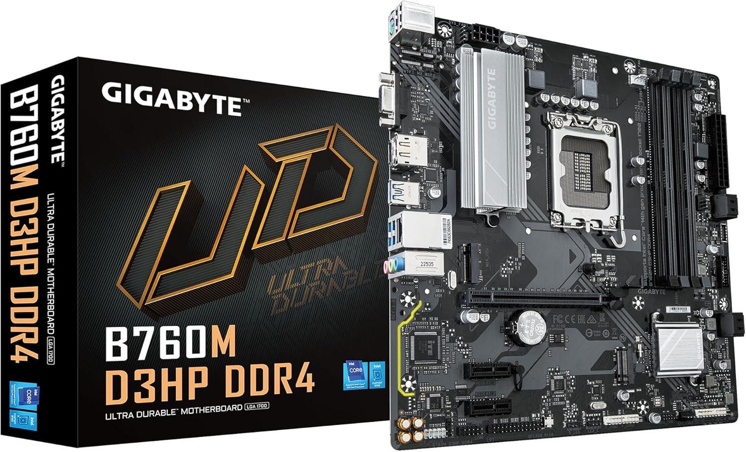 GIGABYTE MAB DSH3 B760M 1700 DDR4 3200MHZ B760M-D3HP-DDR4