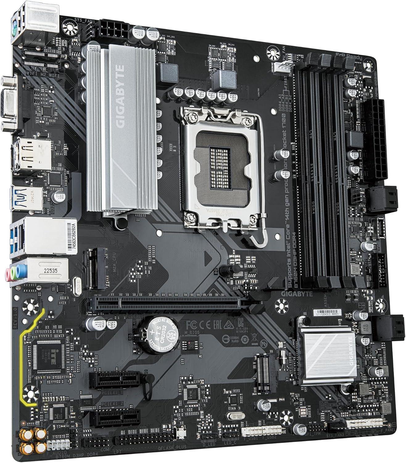 GIGABYTE MAB DSH3 B760M 1700 DDR4 3200MHZ B760M-D3HP-DDR4
