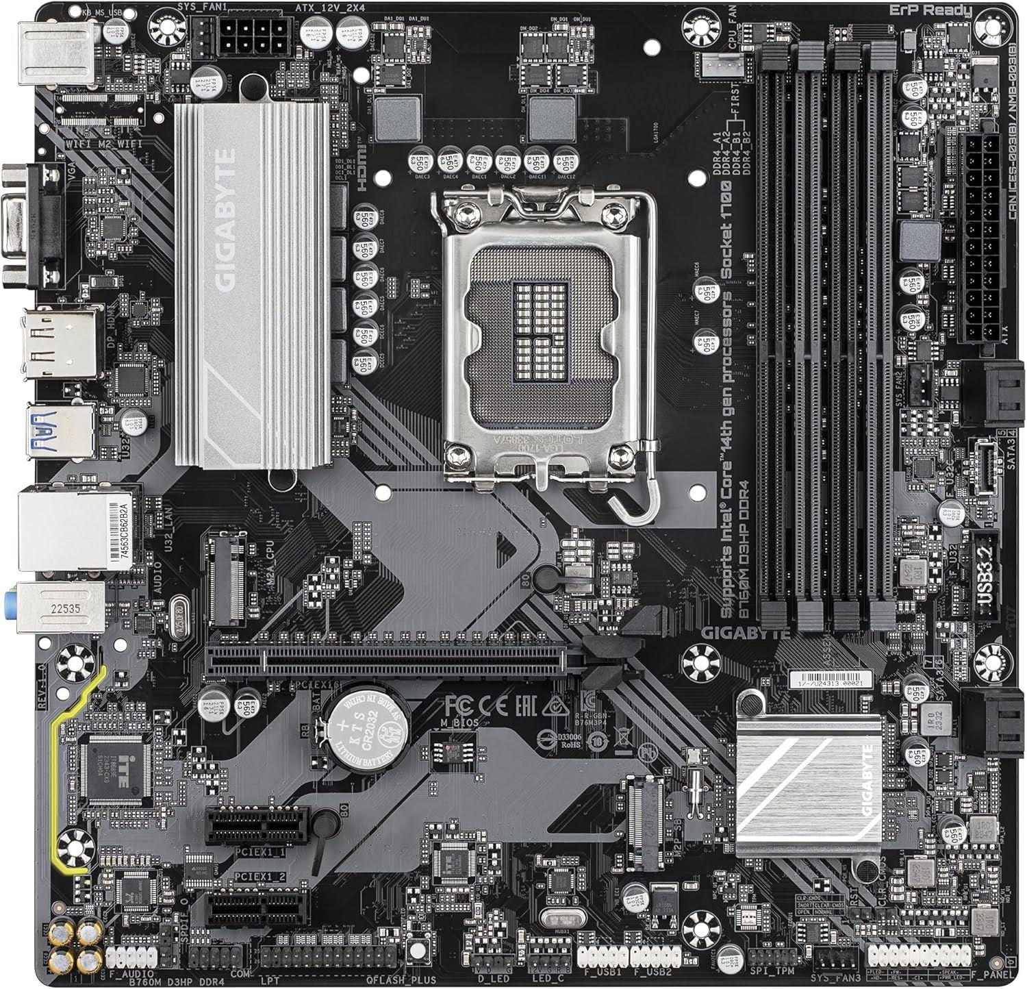 GIGABYTE MAB DSH3 B760M 1700 DDR4 3200MHZ B760M-D3HP-DDR4