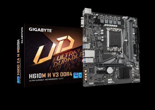 GIGABYTE MAB INTEL H610 DDR4 3200MHZ DVI-D H610M-H-V3-DDR4