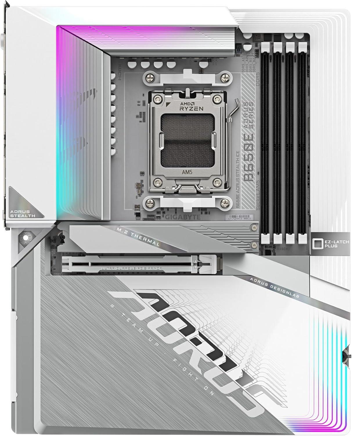 GIGABYTE MBD AMD B650 AM5 DDR5 8000MHZ ICE B650E-A-STEALTHICE