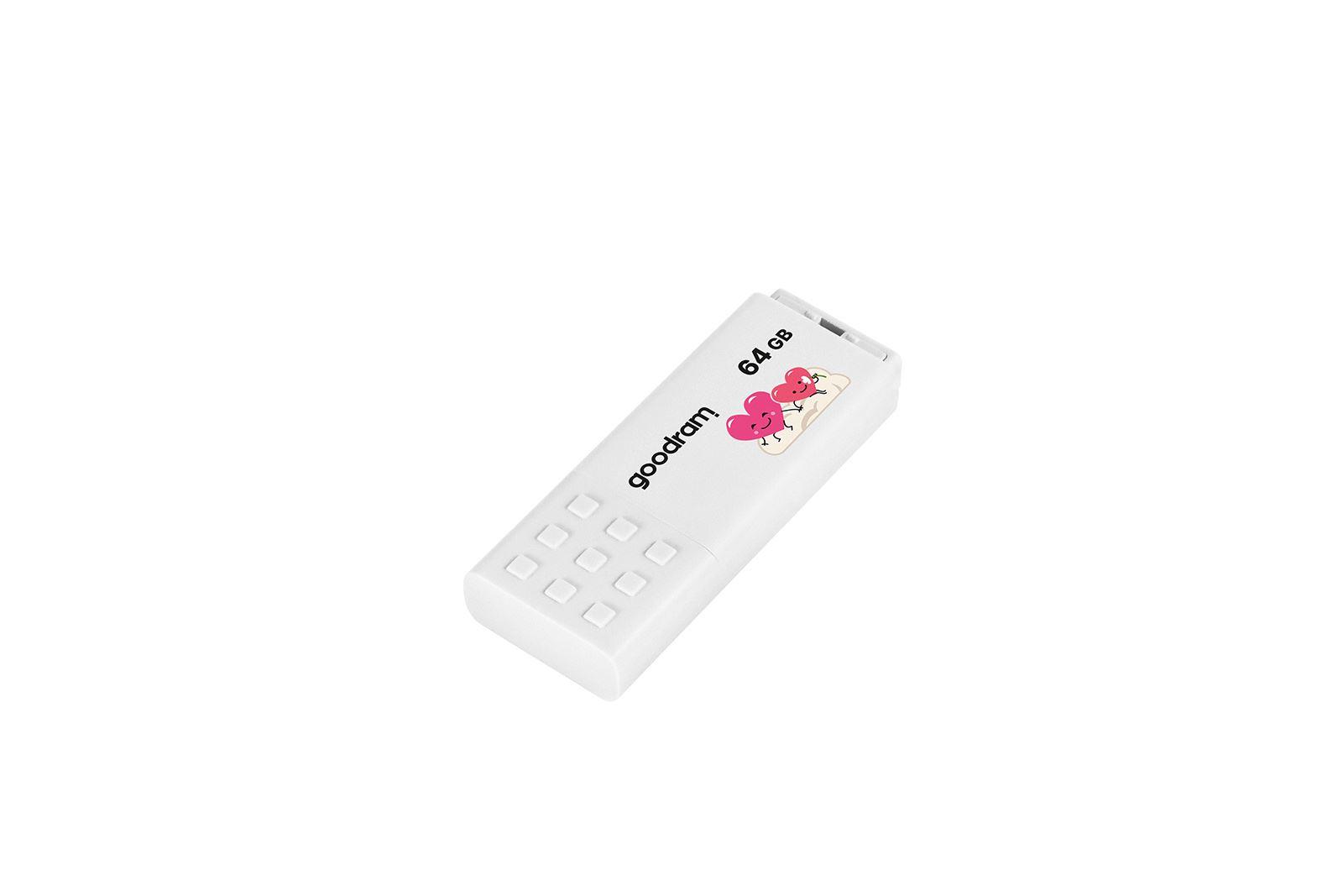 GOODRAM 64GB USB 3.2 GEN 1 60MB/s Okuma ile 20MB/s yazma hızlı beyaz usb bellek UME3-0640W0R11-V