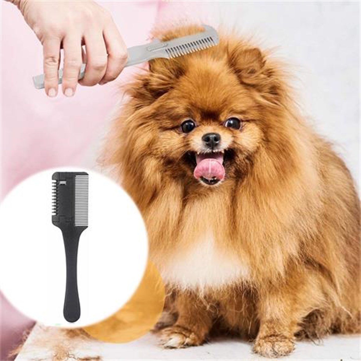 HomeCare Large Köpek Jiletli Tüy Alma Tarağı 716440