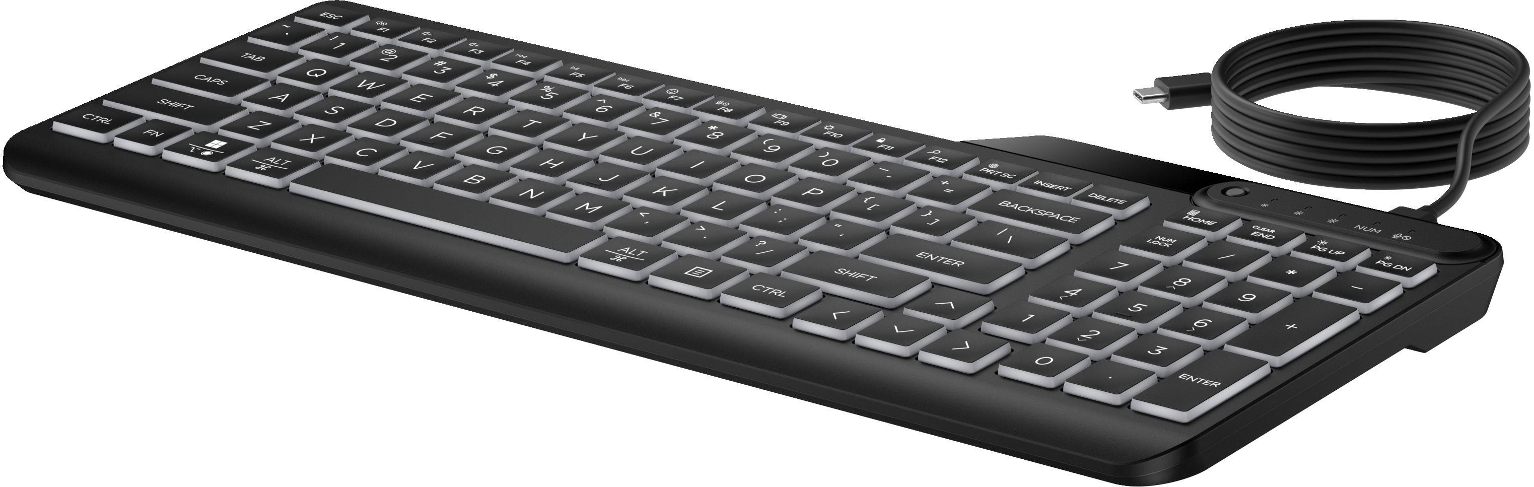 HP 405 Backlit Wired Keyboard-TURKISH 7N7C1AA