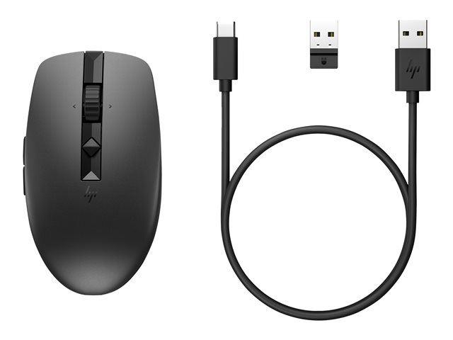 HP 715 Rechargeable Multi-Device Bluetooth Mouse-EURO 6E6F0AA