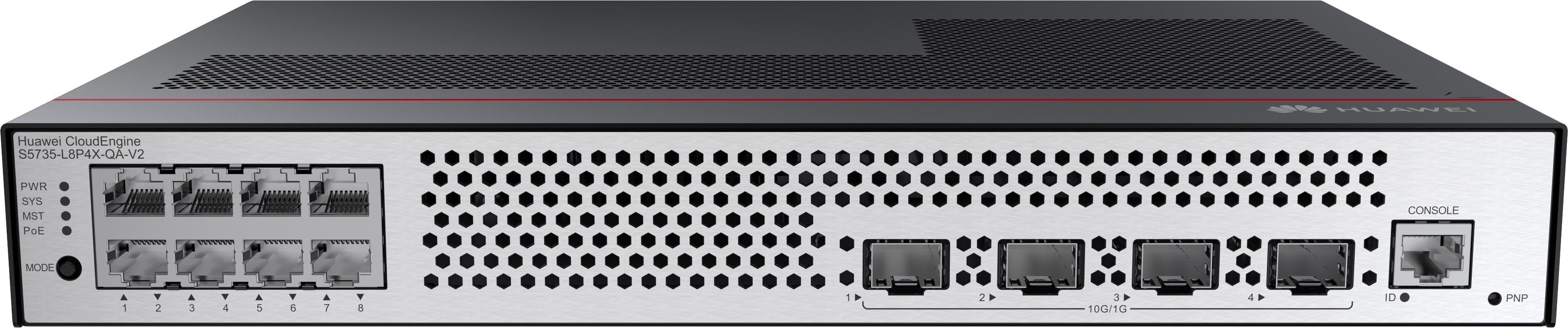 HUAWEI Enerji tasarruflu ve gürültüsüz tasarım S5735-L8P4X-QA-V2