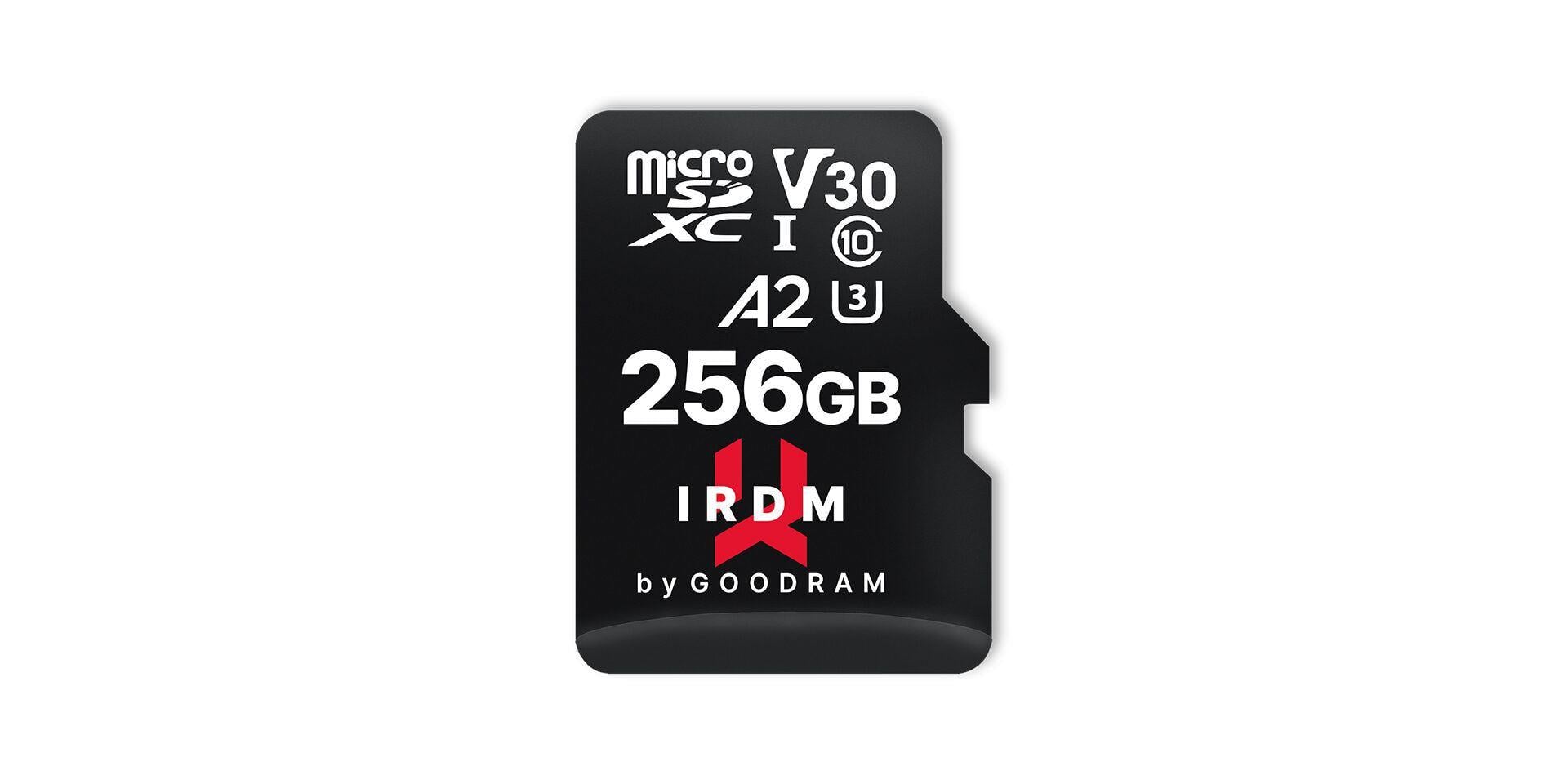 IRDM 256GB MICRO CARD UHS I U3 A2 + adapter IR-M2AA-2560R12