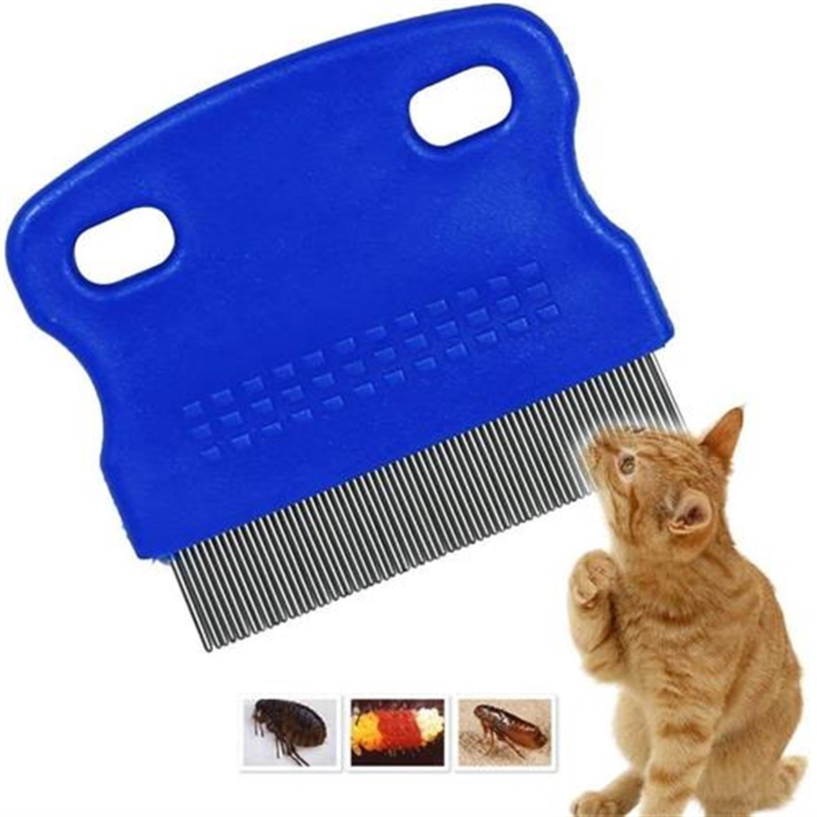 KaktüsKedi Kediler İçin 6 cm Bit Pire Sirke Tarağı 714678