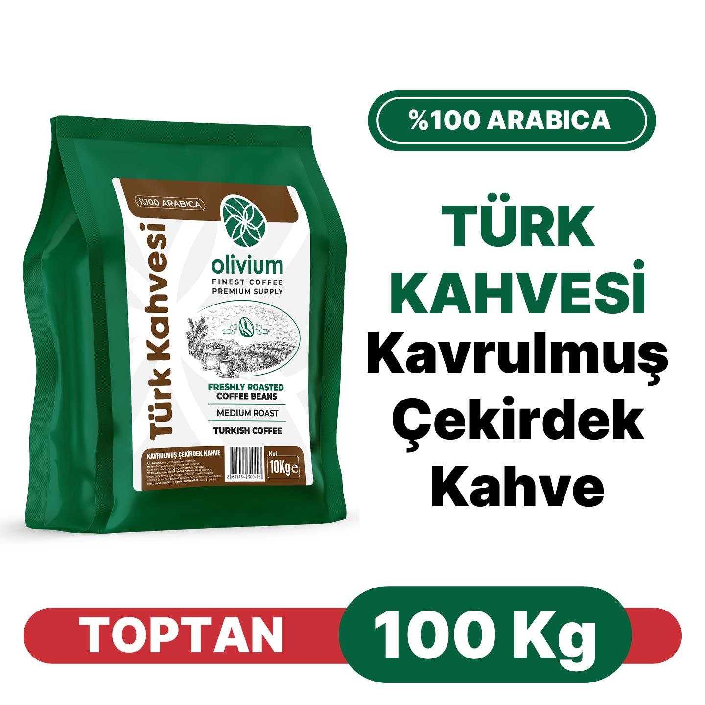 KAVRULMUŞ ÇEKİRDEK TÜRK KAHVESİ 100 KG