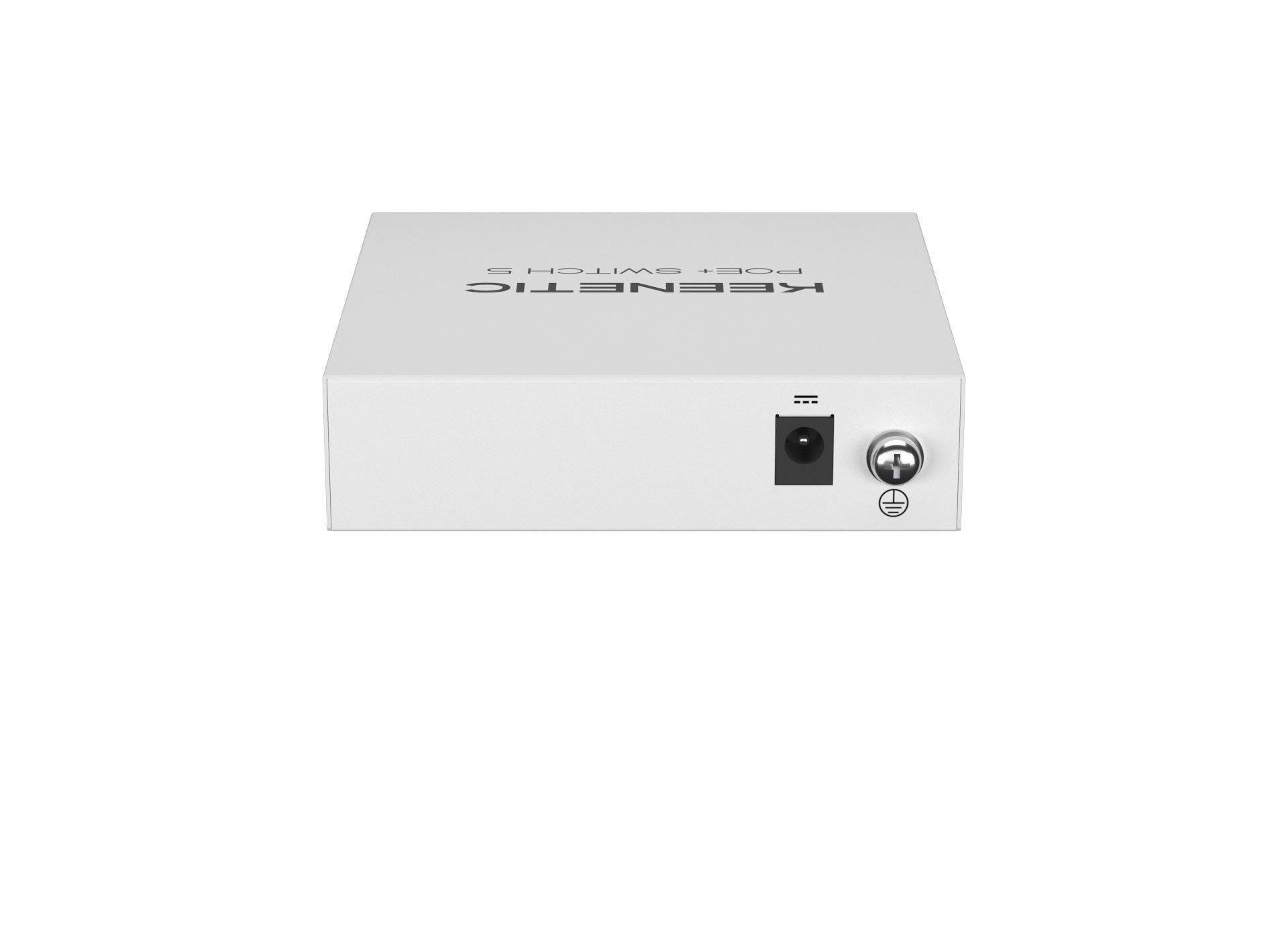 KEENETIC PoE+ Switch 5 1x1Gbit 4x1Gbit PoE+ Port IEEE 802.3af/at 60Watt KN-4610-01-EU