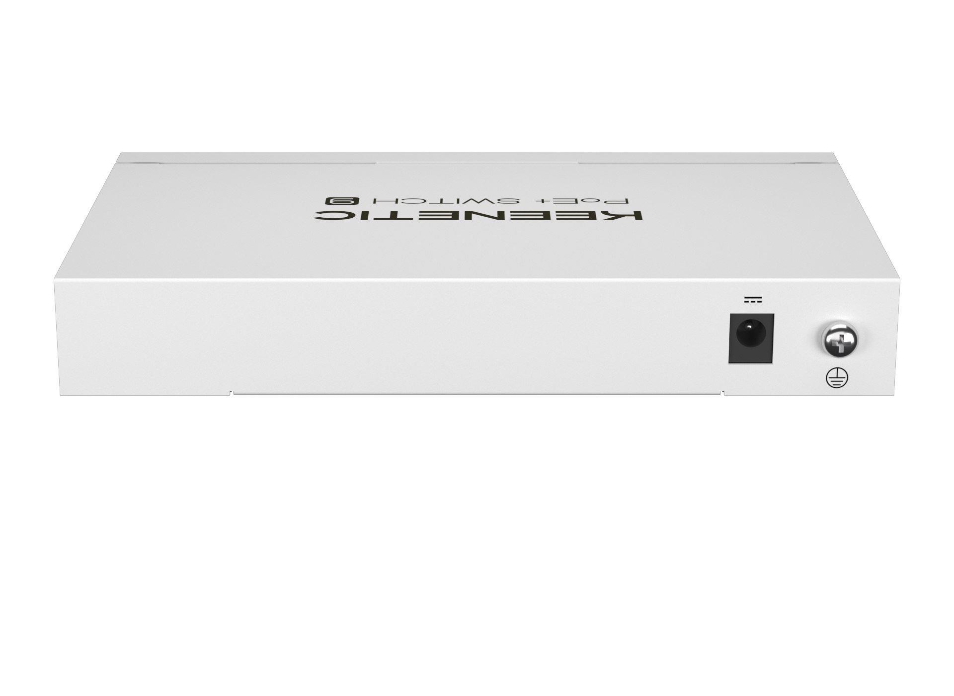 KEENETIC PoE+ Switch 9 1x1Gbit 8x1Gbit PoE+ Port IEEE 802.3af/at 120W KN-4710-01-EU