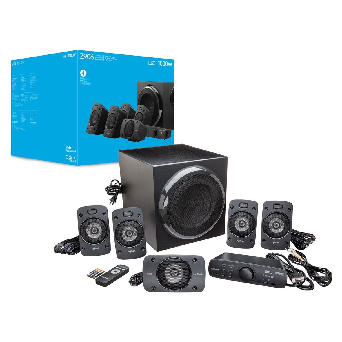 Logitech Z906 500 Watt 5.1 Surround Ses Hoparlör - Siyah