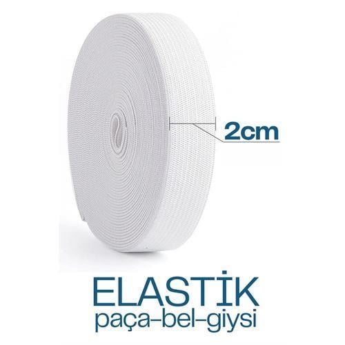 ModaCar 4 ADET Yassı Bel Paça Giysi Lastiği 10 mt 2 cm 716723 Toptan Paket