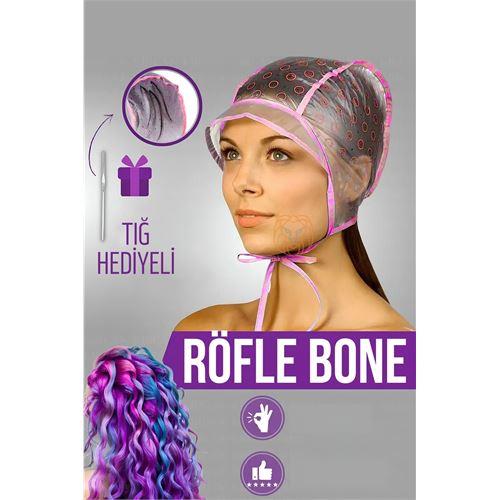 ModaCar Röfle Bonesi Tığlı Saç Boya Bonesi