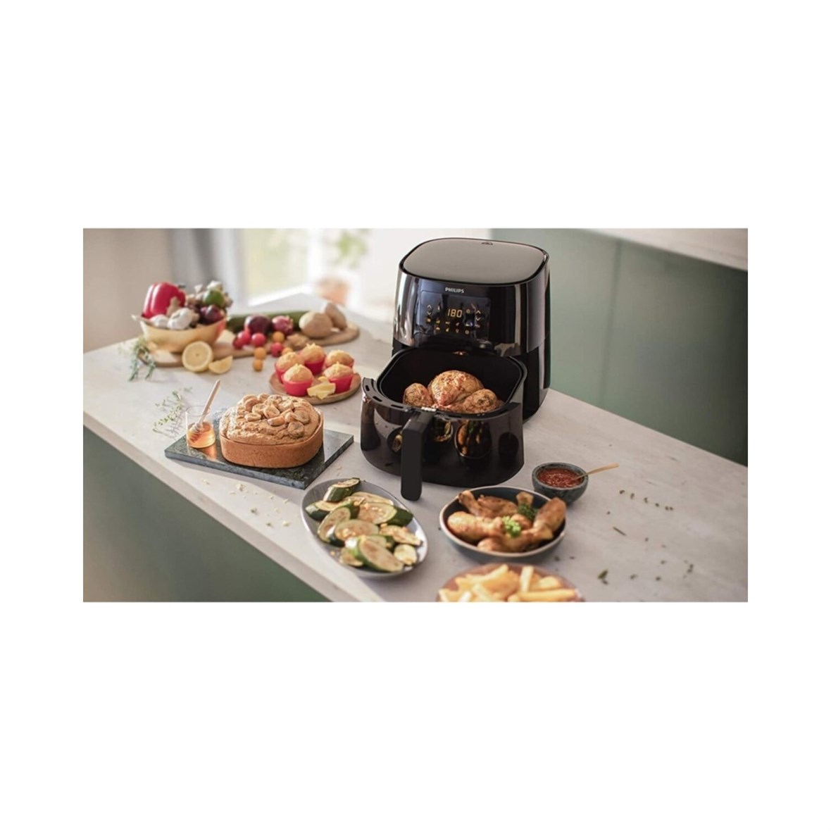 Philips Hd9270/90 Airfryer Essential (sıcak Hava Fritözü, 2000 W, 1200 G Kapasite, Dijital Ekran